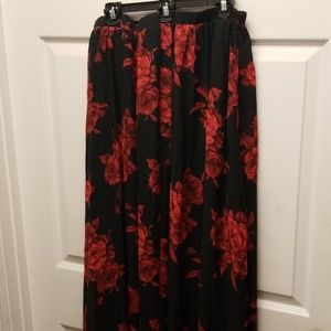Venus XL Floral Maxi Skirt